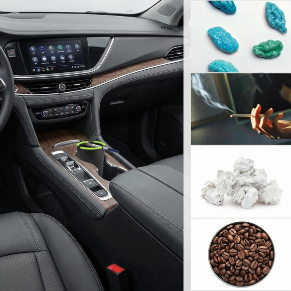 Smokeless Ashtray Portable Car Ashtrays for Cup Holder Smell Proof Multifunctional Ashtray with Lid Smell Proof for Ccar Truck SUV Keep Car Interior Accessories Tidy (Black)