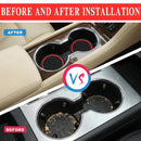 4PCS Car Cup Holder Coasters Dustproof Automotive Interior Accessories Mat 2.75 Inch Non-Slip Insert Water Bottle Holder Pads Universal for Vehicles Trucks RVs and More (Black/Red)-7