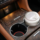 4PCS Car Cup Holder Coasters Dustproof Automotive Interior Accessories Mat 2.75 Inch Non-Slip Insert Water Bottle Holder Pads Universal for Vehicles Trucks RVs and More (Black/Red)-5
