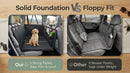 Back Seat Extender for Dogs Waterproof Dog Car Seat Cover for Back Seat with Hard Bottom 2025 Upgraded Material Anti Scratch Safer Easy to Use and Clean Holds 400lbs-3