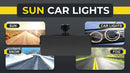 Sun Visor Extender for Car Universal Sun Visor for Car Easy to Install UV400 Anti-Glare Protects from Glare/UV Ray/Stray Light/Snow Blindness for Safe Driving Clip on/Adjustable Angle-9