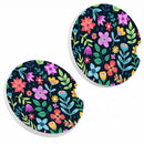 Cute Flowers Ceramic Cup Holders - Pack of 2 Keep Cup Holders Clean and Dry Drink Cup Car Holder Coasters with A Finger Notch-6