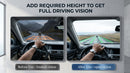 Seat Cushion for Truck Driver Memory Foam Truck Seat Cushion with Adjustable Strap Ergonomic Back Support & Sciatica Relief for Long Drives Semi Truck Accessories Dark Gray-3