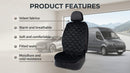Driver or Passenger Side Seat Cushion for Full Back-Black-3