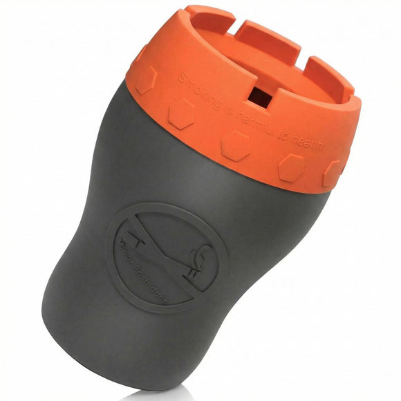 Car Silicone Ashtray Auto Ash Tray Smokeless Drop-Proof & Unbreakable Anti-Ash Splash Vehicle Cigarette Ashtray for Home Outside Office Car Accessories(Orange)