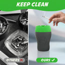 Car Silicone Ashtray Auto Ash Tray Smokeless Drop-Proof & Unbreakable Anti-Ash Splash Vehicle Cigarette Ashtray for Home Outside Office Car Accessories (Green)-4