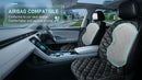 Driver and Passenger Car Seat Cushion for Full Back and Seat-Black-3