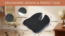 Car Wedge Seat Cushion Memory Foam Coccyx Orthopedic Seat Pillow for Office Chairs Wheelchair Kitchen Chairs Recliner Car Seats-8