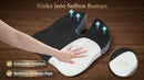 Car Wedge Seat Cushion Memory Foam Coccyx Orthopedic Seat Pillow for Office Chairs Wheelchair Kitchen Chairs Recliner Car Seats-6