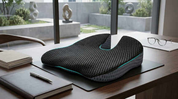 Car Wedge Seat Cushion Memory Foam Coccyx Orthopedic Seat Pillow for Office Chairs Wheelchair Kitchen Chairs Recliner Car Seats