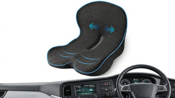 Trucker seat Cushions for Long Sitting semi Truck seat Cushion with Lumbar Support Truck seat Cushion for Back Pain and Supporting The HIPS Trucker Essentials