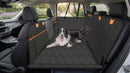 Back Seat Extender for Dogs - Extra 40% Space Dog Car Seat Cover Hard Bottom Holds 400lbs Waterproof Dog Hammock & Car Seat Cover with Mesh Window Perfect Travel Bed for Cars SUVs-1