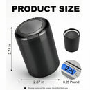 Car Ashtray with Lid and Light Smell Proof for Cup Holder Easy Clean Up Detachable Auto LED Ashtray-3