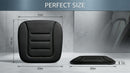 Car Seat Cushion Memory Foam Car Seat Cushion Anti Slip Rubber Bottom Car Seat Cushions for Driving Suitable for Car and Office Chairs (Black)-2
