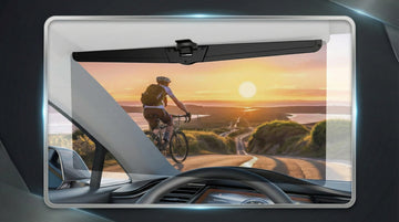 Sun Visor Extender for Cars Polarized Car Visor Extender Sun Blocker UV400 Adjustable Visor Extension Clip on Sun Visor for Car Universal Glare UV Protector