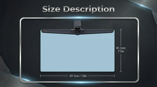 Sun Visor Extender for Cars Polarized Car Visor Extender Sun Blocker UV400 Adjustable Visor Extension Clip on Sun Visor for Car Universal Glare UV Protector