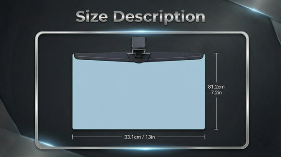 Sun Visor Extender for Cars Polarized Car Visor Extender Sun Blocker UV400 Adjustable Visor Extension Clip on Sun Visor for Car Universal Glare UV Protector