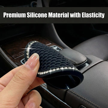 Bling Car Cup Coaster 2.75 Inch Anti Slip Shockproof Embedded Drink Mat Dustproof Automotive Interior Accessories Mat Universal for Vehicles Trucks RVs and More (Black 4 PCS) - 0