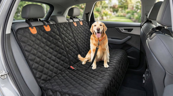 Dog Car Seat Cover for Back Seat - Waterproof and Scratchproof Back Seat Cover for Dogs Nonslip Car Seat Cover for Dogs Fits for Cars and SUVs