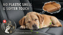 Back Seat Extender for Dogs Upgraded Anti-Scratch PU Leather Hard Bottom Dog Car Seat Cover for Back Seat Backseat Extender for Dogs Waterproof Dog Hammock for Car SUV Small Truck Black-6