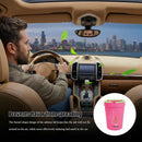 Glow in The Dark Car Ashtray Smell Proof Multifunctional with Lid Smokeless for Car Truck SUV Pink-4
