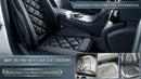 Car Seat Cushions Lumbar Support Pillows with Comfort Memory Foam Design Washable and Adjustable for Drivers and Office Use (Black)-4