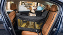 Dog Car Seat for Large Medium Dogs Dog Car Seat Cover for Back Seat Foldable Pet CarSeat with Safety Belt Waterproof Fabric & Breathable Mesh Back Seat Cover for Dogs Under 40lbs (Large Black)-1