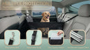Dog Car Seat for Large Medium Dogs Dog Car Seat Cover for Back Seat Foldable Pet CarSeat with Safety Belt Waterproof Fabric & Breathable Mesh Back Seat Cover for Dogs Under 40lbs (Large Black)-8