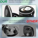 Car Ashtray with Lid Easy Clean Up Detachable Smokeless Ashtray with LED Blue Light Portable Mini Ash Tray Cup Holder for Car Home Office Travel Interior Auto Accessories (Black Larger)-4