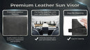 Polarized Sun Visor Extender for Car Anti-glare Sunvisor Extension Shade Attachment for Glare Clips And Straps Design for Extra Safety Sunshade Blocker for Short People/Driver & Passenger Side-5