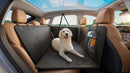 Dog Car Seat Cover for Back Seat Hard Bottom Back Seat Extender for Dogs Holds 400lbs 600D Heavy Duty Scratch-Proof Waterproof Dog Hammock for Car SUV-6