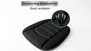 Memory Foam Car Seat Cushion with Breathable Fabric & Non-Slip Gel Universal Fit for Car Truck Office Home 19.6x18x1.2 Black-7
