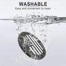 Car Cup Holder Coaster American Flag Non-Slip Insert Car Cup Coaster Car Accessories Interior for Women and Man 4 Pack Black-6