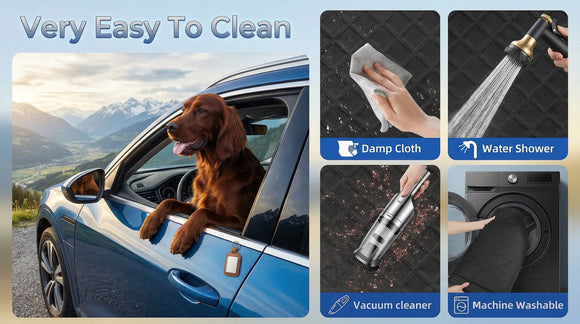 Back Seat Extender for Dogs with Hard Bottom/Large Space Waterproof Dog Car Seat Cover Holds 400lbs Sturdy Nonslip Pet Backseat Hammock for Cars/SUV
