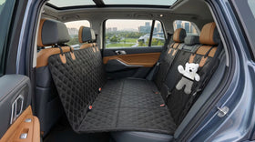 Back Seat Extender for Dogs with Hard Bottom/Large Space Waterproof Dog Car Seat Cover Holds 400lbs Sturdy Nonslip Pet Backseat Hammock for Cars/SUV