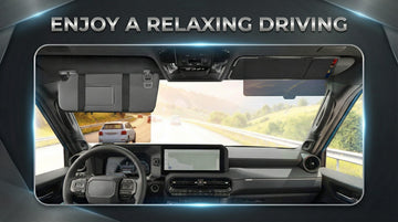 Sun Visor Extender for Car with Registration Holder Adjustable Car Visor Extender Sun Blocker with Registration and Insurance Holder Polarized Anti-Glare Visor Extension
