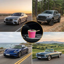 Car Ashtray 2PCS Glow In The Dark Smokeless Self-Extinguishing Vehicle Cigarette Trash Can Smellproof Portable Automotive Ash Holder Organizer Universal for Truck Home Office (Pink)-6