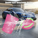 Car Ashtray 2PCS Glow In The Dark Smokeless Self-Extinguishing Vehicle Cigarette Trash Can Smellproof Portable Automotive Ash Holder Organizer Universal for Truck Home Office (Pink)-4