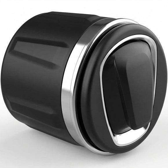 Car Ashtray Exclusive for 1 3 5 7 Series and X1 X3 X5 X6 with LED Light and Lid Silver