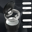 Car Ashtray Exclusive for 1 3 5 7 Series and X1 X3 X5 X6 with LED Light and Lid Silver-2