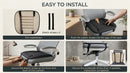 Car Seat Cushion Pad with 1.2inch Comfort Seat Protector for Car Driver Seat Office Chair Home Use Memory Foam Seat Cushion with Non Slip Bottom-5