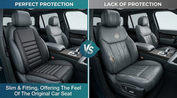Car Seat Cushion with Back Support Pillow 1.2 Thick Enhanced Comfort Memory Foam Design for Pain Relief Ideal for Drivers and Office Use - Ergonomic Lumbar Comfort for Long Sitting
