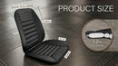 Car Seat Cushion with Back Support Pillow 1.2 Thick Enhanced Comfort Memory Foam Design for Pain Relief Ideal for Drivers and Office Use - Ergonomic Lumbar Comfort for Long Sitting-2