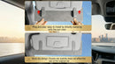 Car Sun Visor Extender Anti Glare Vehicle Sunvisor Extension Shade Attachment for Safe Driving Adjustable Auto Sunlight Blocker Accessories Universal for SUV Sedan Truck(Gray)-5