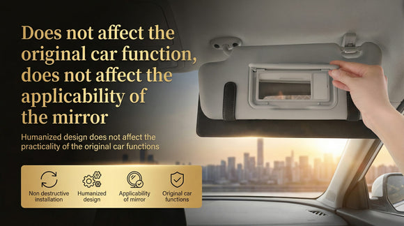 Car Sun Visor Extender Anti Glare Vehicle Sunvisor Extension Shade Attachment for Safe Driving Adjustable Auto Sunlight Blocker Accessories Universal for SUV Sedan Truck(Gray)