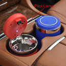 Ashtray with Lid 4 Inch x 2.7 Inch Red Stainless Steel Car Ashtray for Smoking in Car Office and Home (Red)-4