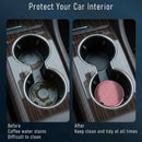 Car Cup Holder Coaster 4 Pack - Non Slip & Shockproof Flexible PVC Rubber Insert for Car/Truck/SUV/Van (2.75x0.2) Universal Fit Auto Cup Holders Accessories for Women and Man (Pink)-5