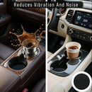 Car Cup Holder Coaster 4 Pack - Non Slip & Shockproof Flexible PVC Rubber Insert for Car/Truck/SUV/Van (2.75x0.2) Universal Fit Auto Cup Holders Accessories for Women and Man (Black)-6