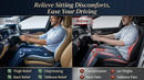 Ergonomic Wedge Car Seat Cushion with U-Shaped Design for Tailbone Back & Sciatica Pain Relief High-Density Memory Foam Seat Cushion for Car Raised Back for Wider Vision Anti-Slip Bottom-3