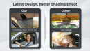 Sun Visor Extender for Car Enhanced UV400 Anti-Glare Adjustable Mount with PC Lens Universal Car Anti-UV Polarized Sun Visor Extender Attachment Anti-Snow Blind Ensure Safe Driving-3